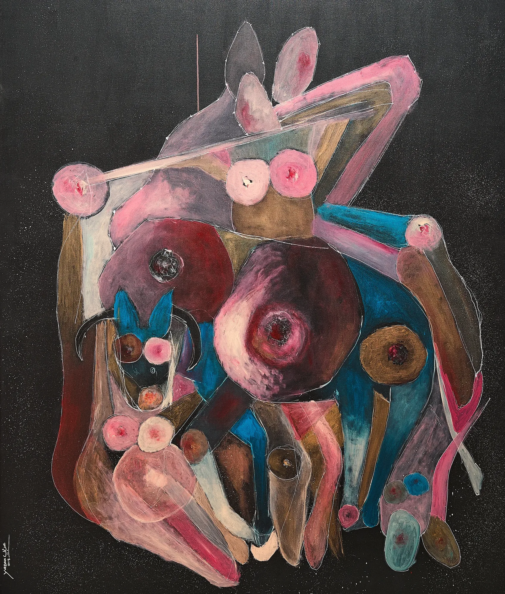 R6 by Yazan Orabi, 150 by 180 cm